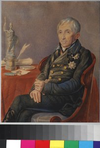 Portret van Alexey Nikolayevich Olenin (1763-1843)