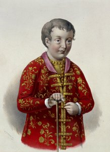 Grootvorst Simeon Alexejevitsj van Rusland door Pyotr Fyodorovich Borel