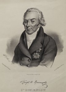 Portret van Graaf Nikolay Petrovich Rumyantsev 1754-1826
