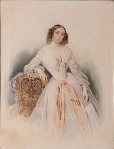 Portret van Praskovia Nikolaevna Ryumina 1821-1897, 1847