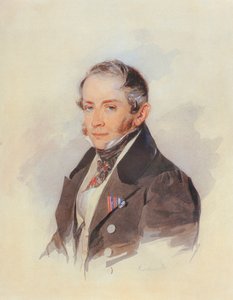 Portret van de componist graaf Matvey Vielgorsky