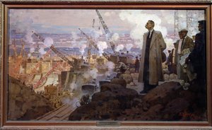 Maxime Gorki (1868-1936) door Pyotr Ivanovich Kotov