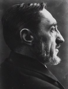 Portret van de schrijver Ivan Sergejevitsj Sjmeljov door Pyotr Ivanovich Shumov
