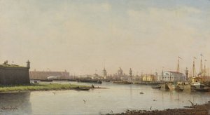 Uitzicht op Sint-Petersburg