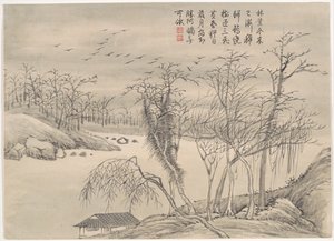 Winterlandschappen en Bloemen door Qian Weicheng