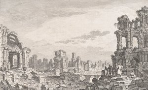 Ruïnes van Cumes door Quentin Pierre Chedel
