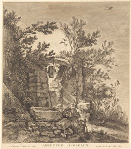 De Vogelwaterplaats door Quentin Pierre Chedel after François Boucher