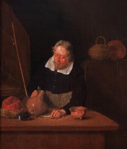 De Kannekijker (Iemand die verlangend in de bodem van een lege kruik kijkt)