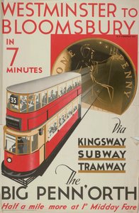 Westminster naar Bloomsbury, de grote Penn
