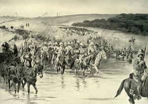 Lord Roberts en Zijn Leger Steken de Wall Rivier Over, 1901 door RM Paxton