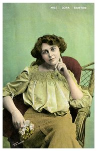 Dora Barton, Britse actrice, ca. 1905-1919