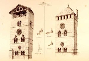 Fragmenten van baroniale residenties, Cahors, Frankrijk, uit 