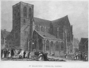St. Martins Kerk, Luik, 1850