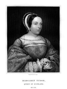 Margaret Tudor, Koningin van Schotland, 1825 door R. Cooper