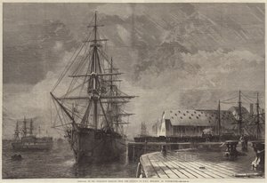 Verwijdering van de stoffelijke resten van Mr Peabody van de Spoorweg naar HMS Monarch in Portsmouth door R. Dudley