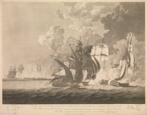 Nederlaag van het Franse en Italiaanse squadron