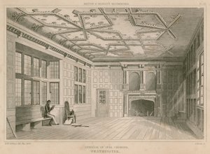Interieur van de Sterrenkamer, Westminster door R. W. Billings