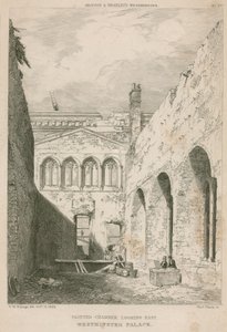 Beschilderde Kamer, Westminster Palace, Londen, kijkend naar het oosten door R. W. Billings