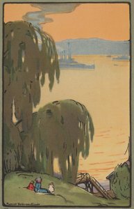 De Hudson vanaf Riverside Drive, 1914