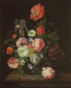 Bloem in een glazen vaas