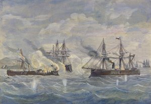 Zeegevecht tussen het Peruaanse schip 