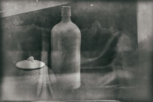 Vintage fles en pot door Raffaele Corte