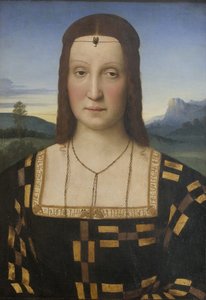 Portret van Elisabetta Gonzaga 1471-1526