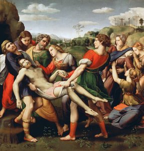 De kruisafneming, 1507 door Raffaello Sanzio Raphael