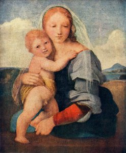 De Madonna van de Toren, 1509-1511, ca. 1912 door Raffaello Sanzio Raphael