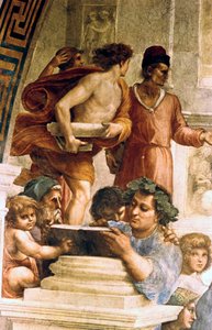 De School van Athene, 1509 door Raffaello Sanzio Raphael