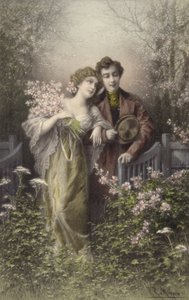 Paar met bloesem door Raimund Ritter Von Brennerstein Wichera