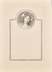 Ontwerp voor wenskaart door Raimund Ritter Von Brennerstein Wichera