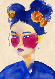 Asian Girl door Raissa Oltmanns