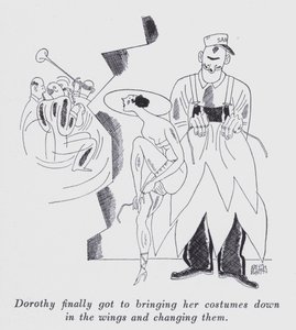 Illustratie voor "But Gentlemen Marry Brunettes" door Anita Loos door Ralph Barton