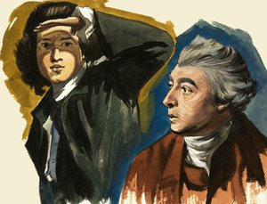 Sir Joshua Reynolds en Thomas Gainsborough door Ralph Bruce