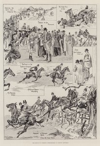 De steeplechase van het Lagerhuis in Melton Mowbray door Ralph Cleaver
