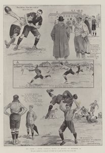 De Noord v Zuid Voetbalwedstrijd in Bristol, op 15 december door Ralph Cleaver
