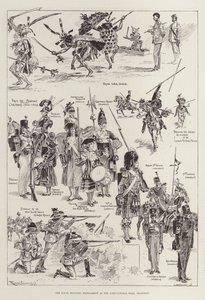 Het Koninklijk Militair Toernooi in de Agricultural Hall, Islington
