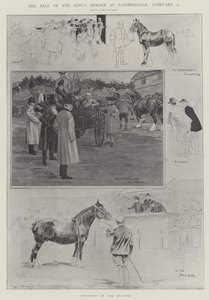 De verkoop van de paarden van de koning in Sandringham, 4 februari door Ralph Cleaver