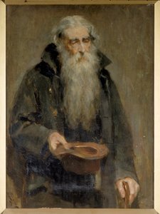 Blinde bedelaar, 1897 door Ralph Hedley