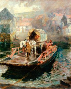 Hylton Ferry, 1910 door Ralph Hedley