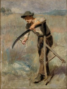 De zeis slijpen, 1897