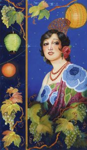 Jonge vrouw met sjaal, c.1925