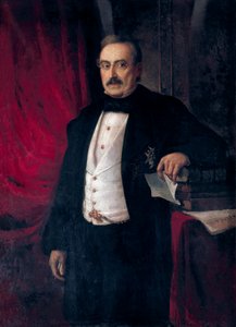 Portret van schrijver en econoom Buenaventura Carlos Aribau (1798-1862) door Ramón Martí Alsina