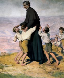 Sint Johannes Bosco (Don Bosco) door Ramon Bofarull