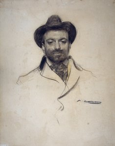 Portret van de Spaanse schilder en fotograaf Jose Maria Sert