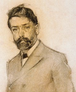 Portret van de schilder Lluis Graner (detail)