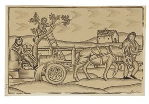Toerisme op het Spaanse Platteland (potlood, pen & inkt op papier)