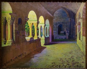 Het klooster van San Benet de Bages door Ramon and Rusinol Santiago (1861 1932) Casas