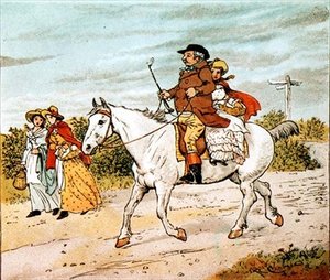 Een Boer Reed Op Zijn Grijze Merrie door Randolph Caldecott